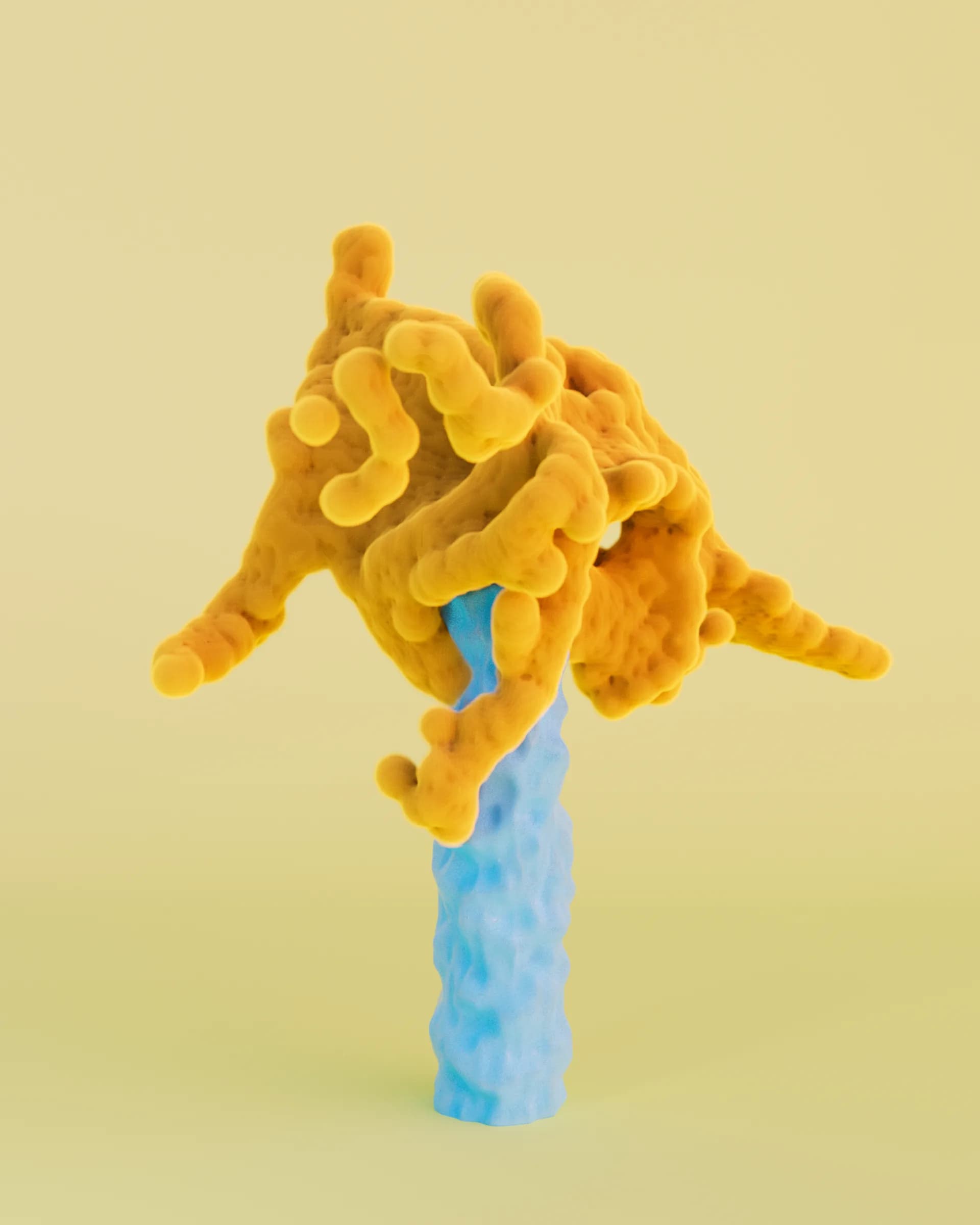 Procedural Fauna Image of one tree