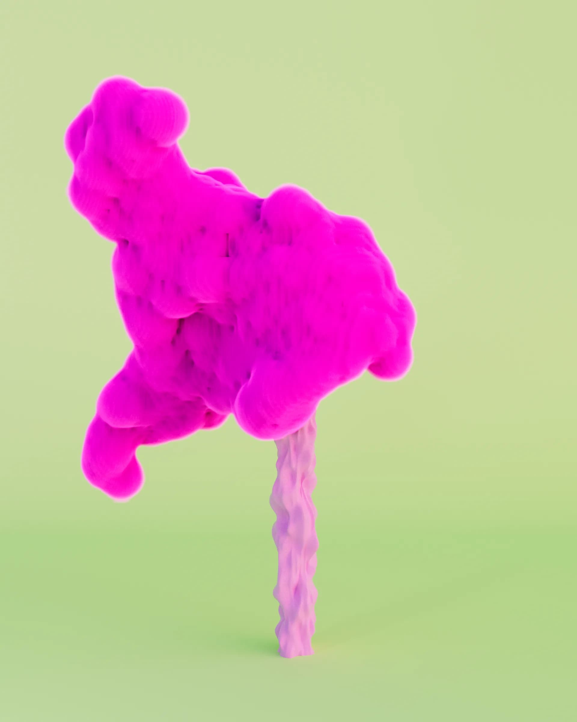 Procedural Fauna Image of one tree